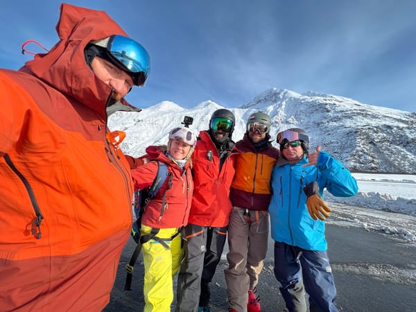 Hayley Melidonis creating bucket list heliski adventures for clients with the US ski team